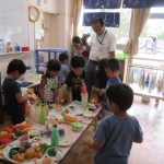 四歳児 レストラン おいしそう