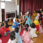 五歳児 一人ひとりが仮装しました 素敵でした 赤いじゅうたん