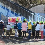 五歳児 豆まき 鬼はそと!!