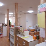 ワンフロアでどこからでも子ども達の姿がよく見えます。